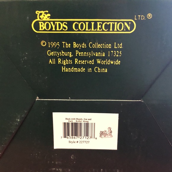 Boyd’s Bears & Friends Huck with oh Mandy, Zoe and Zach - Picture 6 of 6